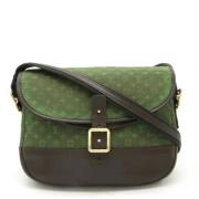 Pre-owned Canvas louis-vuitton-bags Louis Vuitton Vintage , Green , Da...