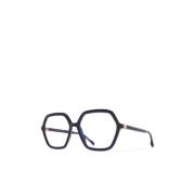 Blauwe Ronde Zonnebril Mykita , Black , Unisex