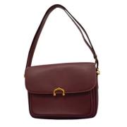 Pre-owned Leather handbags Cartier Vintage , Red , Dames