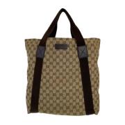 Pre-owned Canvas gucci-bags Gucci Vintage , Brown , Dames