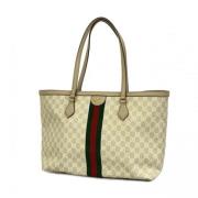 Pre-owned Canvas gucci-bags Gucci Vintage , Beige , Dames