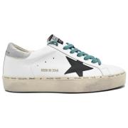 Wit Zwart Zilver Hi-Star Sneakers Golden Goose , White , Heren