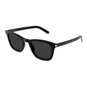 Lim-001 Stijlvolle Leren Schoudertas Saint Laurent , Black , Unisex