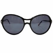 Pre-owned Metal sunglasses Chanel Vintage , Black , Dames