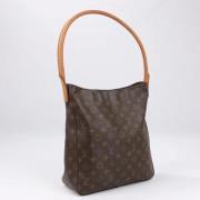 Pre-owned Leather handbags Louis Vuitton Vintage , Beige , Dames