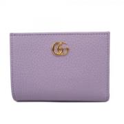 Pre-owned Leather wallets Gucci Vintage , Purple , Dames