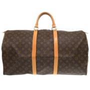 Pre-owned Canvas louis-vuitton-bags Louis Vuitton Vintage , Brown , Da...