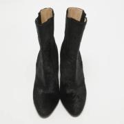 Pre-owned Fabric boots Chanel Vintage , Black , Dames