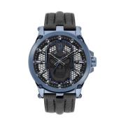 Blauw Heren Quartz Analoog Horloge Police , Blue , Heren