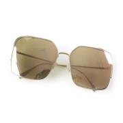 Pre-owned Fabric sunglasses Fendi Vintage , Yellow , Dames