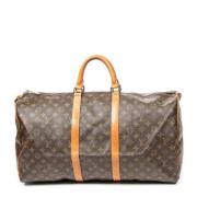 Pre-owned Canvas travel-bags Louis Vuitton Vintage , Brown , Dames