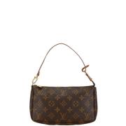 Pre-owned Canvas louis-vuitton-bags Louis Vuitton Vintage , Brown , Da...