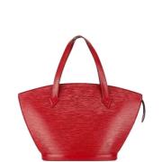 Pre-owned Leather louis-vuitton-bags Louis Vuitton Vintage , Red , Dam...