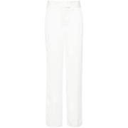 Kristalversierde Witte Broek Genny , White , Dames