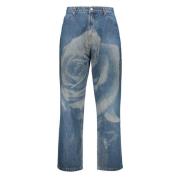 Rose Parade Jeans met Contraststiksels Market , Blue , Heren