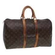 Pre-owned Canvas travel-bags Louis Vuitton Vintage , Brown , Dames