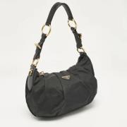 Pre-owned Leather prada-bags Prada Vintage , Black , Dames