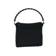 Pre-owned Nylon handbags Gucci Vintage , Black , Dames