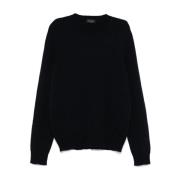 Blauwe Sweaters voor Mannen Roberto Collina , Blue , Heren