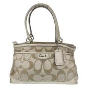 Pre-owned Canvas handbags Coach Pre-owned , Beige , Dames