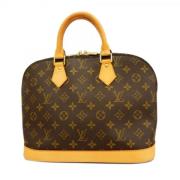 Pre-owned Canvas handbags Louis Vuitton Vintage , Brown , Dames