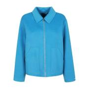 Korte Polyester Jas Marella , Blue , Dames