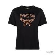 Stijlvol T-shirt MCM , Black , Heren