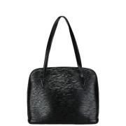 Pre-owned Leather louis-vuitton-bags Louis Vuitton Vintage , Black , D...