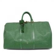 Pre-owned Fabric louis-vuitton-bags Louis Vuitton Vintage , Green , Da...