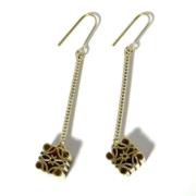 Pre-owned Silver earrings Loewe Pre-owned , Yellow , Dames