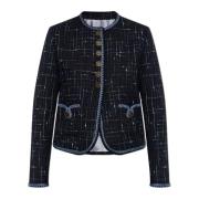 Tweed jas Etro , Blue , Dames