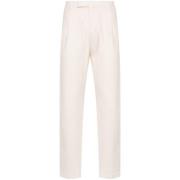 Roomkleurige Broek Lardini , Beige , Heren