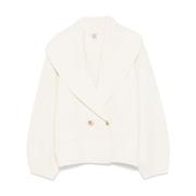 Stijlvolle Sweater Collectie TotêMe , White , Dames