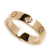 Pre-owned Metal rings Cartier Vintage , Yellow , Dames