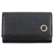 Pre-owned Leather key-holders Bvlgari Vintage , Black , Heren