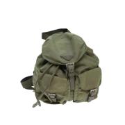 Pre-owned Nylon backpacks Prada Vintage , Green , Dames