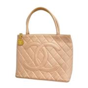 Pre-owned Leather chanel-bags Chanel Vintage , Pink , Dames