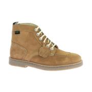 Legendarische Veterschoenen van Leer Kickers , Brown , Dames