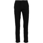 Zwarte Stijlvolle Broek Dondup , Black , Heren