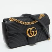 Pre-owned Leather gucci-bags Gucci Vintage , Black , Dames