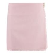 Omgeslagen rok met gesp Burberry , Pink , Dames