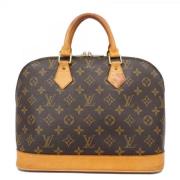 Pre-owned Fabric louis-vuitton-bags Louis Vuitton Vintage , Brown , Da...