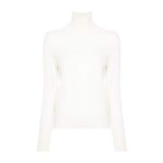 Crème Sweater Collectie Allude , Beige , Dames