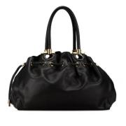 Pre-owned Leather handbags Salvatore Ferragamo Pre-owned , Black , Dam...