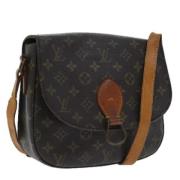 Pre-owned Canvas louis-vuitton-bags Louis Vuitton Vintage , Brown , Da...