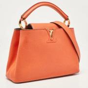 Pre-owned Leather louis-vuitton-bags Louis Vuitton Vintage , Orange , ...