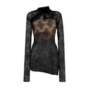 Stijlvolle Sweaters Collectie Amazuin , Black , Dames