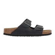 Zwarte Sandalen voor een stijlvolle look Birkenstock , Black , Heren