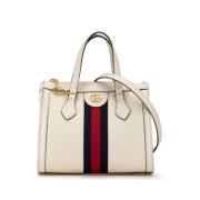 Pre-owned Leather handbags Gucci Vintage , White , Dames