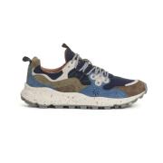 Blauw, groen en grijs sneakers Flower Mountain , Multicolor , Heren